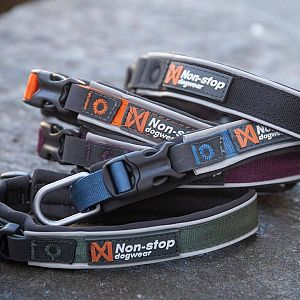 Obojky Roam Non-stop dogwear jsou vyráběny v krásných barvách