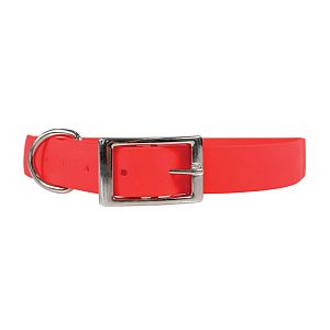 Červený plastový obojek k GPS trackeru