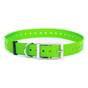 Zelený plastový obojek k GPS trackeru