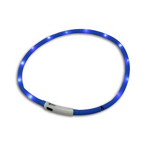 Modrý svítící obojek pro psy