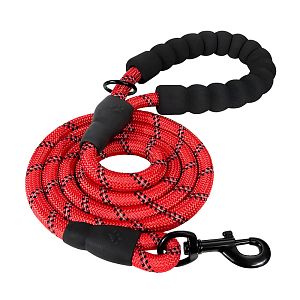 Červené reflexní vodítko pro psy